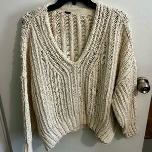Free People Oversized Chunky Sweater